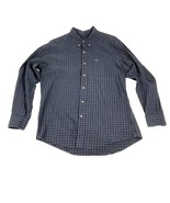 Southern Tide Men&#39;s Casual Button-Down Plaid Shirt Long-Sleeve Blue Size M - $537.71 MXN