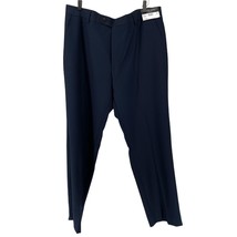 Pronto Uomo Men&#39;s Wearhouse navy blue slim trousers 38 waist 30 length MSRP 90 - £25.79 GBP