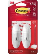 Command Medium Wire Hooks, White, 2-Hooks, 4-Strips, Organize Damage-Free - $18.76 CAD
