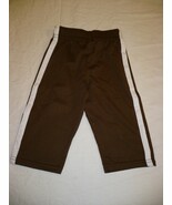 Garanimals Boy&#39;s Jersey Pants Brown W White Stripes Size 12 Months  NEW - $158.13 MXN