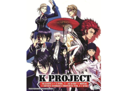 K Project Season 1-2 (Vol.1-26 END &amp; Movies) Complete Anime DVD [English Dub] - £20.32 GBP