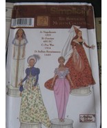 Simplicity 7089 Barbie 11.5&quot; Doll Clothes Pattern Museum Collection - $16.79