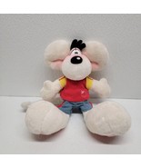 Diddl Fruits Plush White Mouse Depesche Germany 12&quot; Strawberry Tshirt Bl... - $49.40