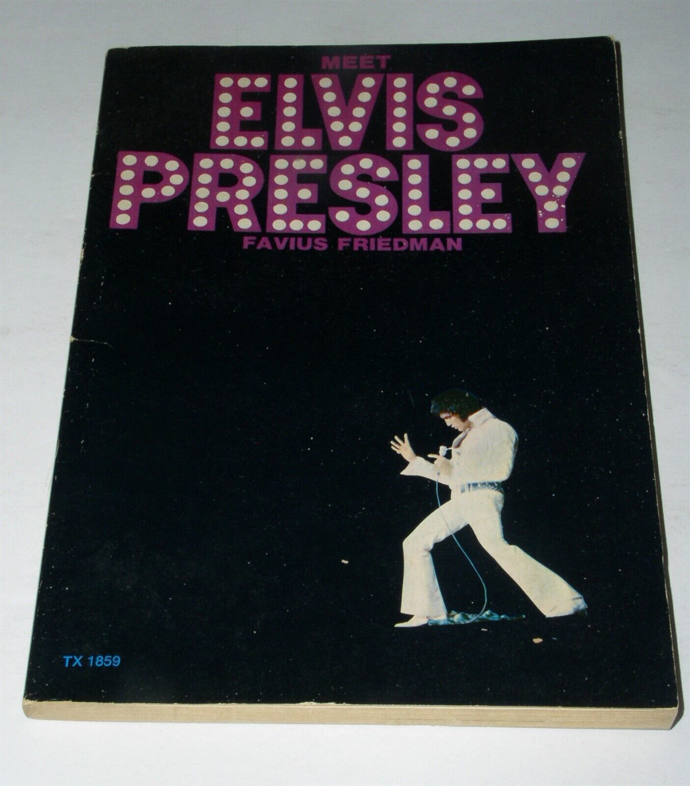 Elvis Presley Meet Elvis Presley Softback Book Vintage 1977 By Friedman  - $12.99