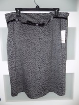 George Gray Leopard Spot Ponte Pencil Skirt Size 16 Women&#39;s NEW - $23.00