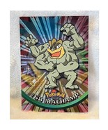 Vintage Pokemon TV Animation Series Card #68 Machamp Holo-Black Topps-(1... - $16.24 CAD
