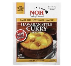 NOH Foods of Hawaii Hawaiian Style Curry Sauce Mix 1.5 oz (pack Of 3 Bags) - $19.79
