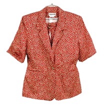 VTG 1980s Bagatelle Red White Polka Dot Power Shorts Suit NWOT Sz 14 Ret... - $138.55