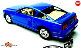  Rare Nice Keychain Blue Ford Mustang Gt New Custom Ltd Edition Great Gift - $48.98