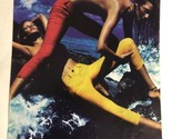 Calvin Klein Jeans Print Ad Waves Crashing on Girls pa4 - $4.94