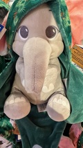 Disney Animal Kingdom Baby Elephant in a Green Hoodie Pouch Blanket Plush Doll image 2