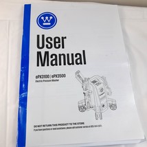 Westinghouse ePX3100 ePX3500 Electric Pressure Washer User Manual instru... - $13.00