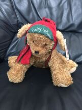 Hallmark Bunnies by the Bay Buddy Hollyday Brown Puppy Dog Plush Stuffed... - $34.99