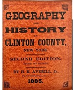 New York Clinton County Geography History Book With Maps - $149.90