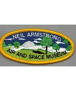 Vtg Neil Armstrong Air &amp; Space Museum Embroidered Patch 4&quot; Oval Souvenir - $242.63 MXN