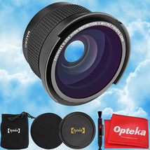 Opteka 0.35x Panoramic Macro Fisheye for Nikon AF-S DX 18-140mm f/3.5-5.6G ED VR - £36.95 GBP