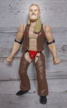 Vintage Jakks WWF WWE Justin Hawk Bradshaw Wrestling Action Figure 1997 5.75&quot; - £4.11 GBP