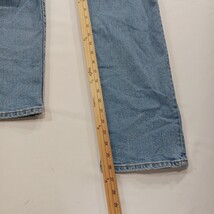 Levi's Ribcage Straight Ankle Women's Blue Cotton Blend Button Fly Jeans Size 27 image 10