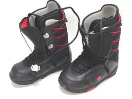 BURTON MOTO WOMENS WOMEN'S US 6 SNOWBOARD BOOTS BLACK RED 41052 - $75.16