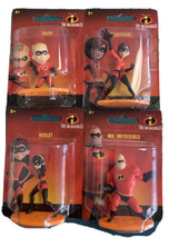 Disney The Incredibles Dash ElastiGirl Violet Cake Toppers Aprox. 2 Inches High - £10.15 GBP