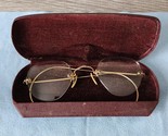 Vintage Bausch &amp; Lomb Antique Wire Glasses B&amp;L 1/10 12K GF Gold Filled w... - £100.48 GBP