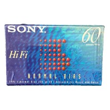 Sony Hi Fi 60 Minutes Normal Bias Cassette Tape - £3.37 GBP