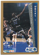 Shaquille O&#39;Neal 1992-93 Fleer Rookie Card (RC) #401 (Orlando Magic/HOF) - £12.74 GBP