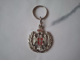 Serbian Coat Of Arms Key Ring - $432.90 MXN