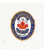 UNITED ASSN UNIE Local 512 PLUMBERS STEAMFITTERS Bathurst NB Canada Sticker - $4.00