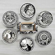 Purrfect Sip Coasters – Cat Lover Keepsake Set - $30.00