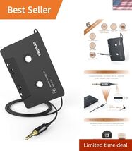 Durable Cassette to AUX Adapter - Music Upgrade for Vintage Car Enthusiasts - $19.79