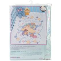 Dimensions Quilt Stamped Cross Stitch Kit 34X43-Twinkle Twinkle (Pack of 1) - $118.70 CAD
