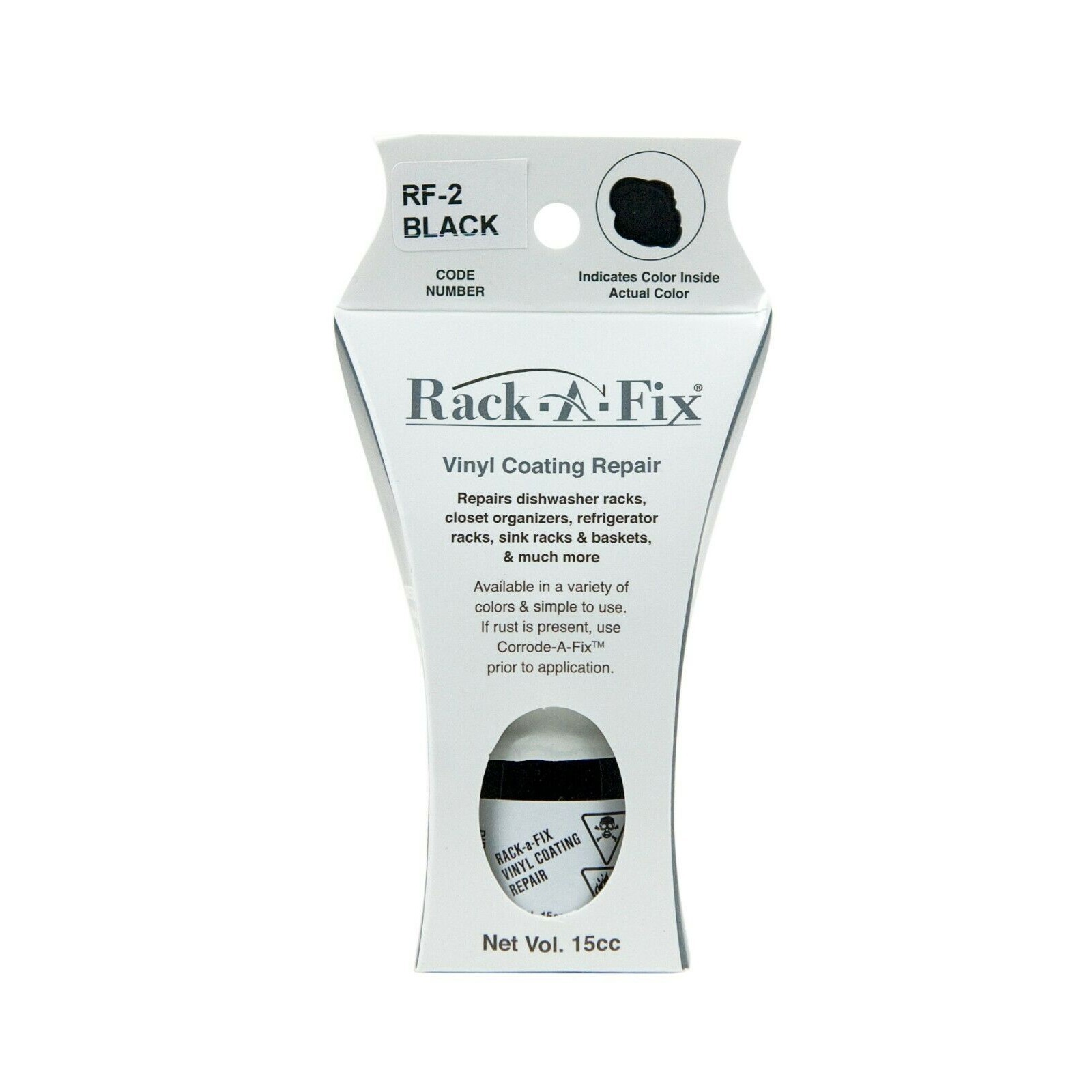 Rack-A-Fix RF-2 Black Touch Up Vinyl Coating Repair for Dishwasher Racks... - $13.75