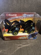 Razor Jetts Heel Wheels Adjustable 8+ Youth 12 To Adult 12 Black/green NEW - $19.80