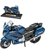 Yamaha FJR 1300 Year 2018 Blue Motorcycle Model, Motormax Scale 1:18 - $39.52
