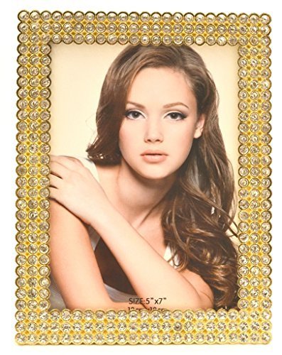 Ciel Collectables Imperial Look Glamour Girl Picture Frame with Hand Set Swarovs - $44.99