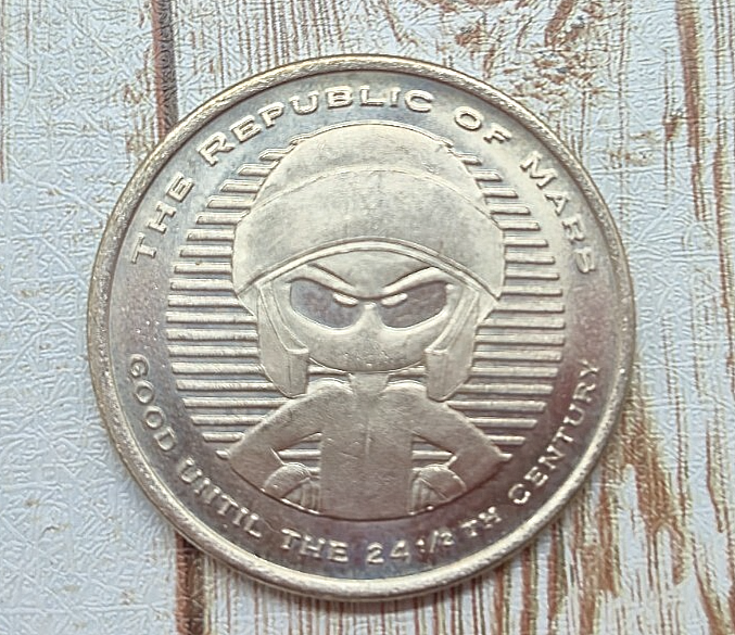 Marvin the Martian the Republic of Mars Token Warner Bros. Studio Store NYC - $9.99