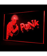 140032B Punk Rock n Roll Music Ukulele Public Drums Solid Chords LED Lig... - £17.53 GBP