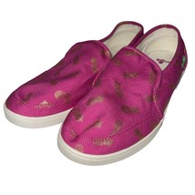 Sanuk Shoes Womens Pink Gold Pineapples Comfort Slip On Lightweight Pair... - £48.90 GBP