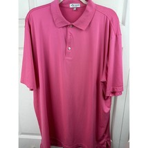 Peter Millar Summer Comfort Pink Golf Polo Shirt Mens Size XL EUC GREAT - £21.96 GBP