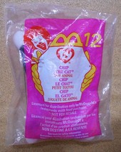 Mc Donalds Ty Teenie Beanie Baby Chip the Cat #12 w/Errors, NEW Sealed, Old Rare - £305.04 GBP