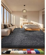 Ophanie Area Rugs For Bedroom Living Room, Grey Fluffy Fuzzy Shag Shaggy... - $560.29 MXN