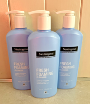 (3) Neutrogena Fresh Foaming Cleanser Makeup Remover &amp; Cleanser 9.6 Oz Each - £43.46 GBP