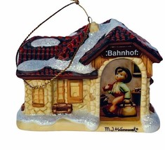 Hummel Christmas ornament figurine goebel Bavarian Bradford All Aboard village - £23.70 GBP