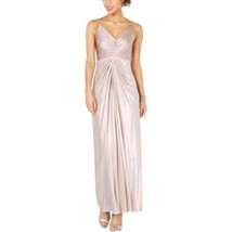 New Adrianna Papell Pink Maxi Flare Pleated Dress Size 16 $179 - £80.17 GBP