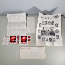 1978 Kansas City Chiefs Souvenir Pack Window Decal Schedule Bumper Sticker - £10.95 GBP