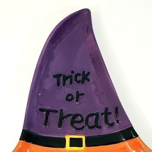 Mode Imports Halloween Witch&#39;s Hat Treat Dish 11.75&quot; x 11.5&quot; NWT - £13.22 GBP