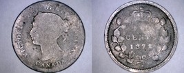 1872-H Canada 5 Cent World Silver Coin - Canada - Victoria - £12.04 GBP