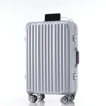 24&quot; Carry-On Suitcase w/ USB &amp; TSA Lock - £111.32 GBP