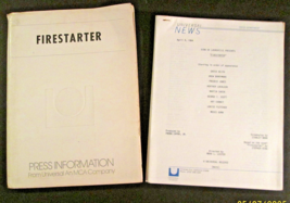 STEPHEN KING:DREW BARRYMORE: (FIRESTARTER) ORIG.1984 MOVIE PRESSKIT SET - $321.75